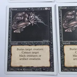 Terror Revised x4 Playset Magic the Gathering MTG TCG Card LP/NM - Image 5