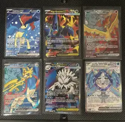Pokemon TCG Lot 6 EX Full Art Cards from Random Sets All Cards Shown M/NM - Image 1