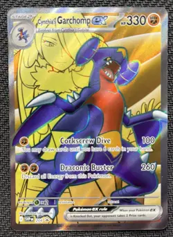 Cynthia's Garchomp ex 204 Promo SVPEN Sv10: Destined Rivals Holo Pokemon Card - Image 1