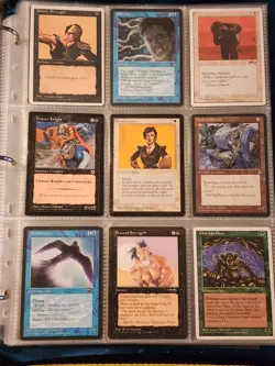 Vintage Magic The Gathering Collection Card Lot MTG 1993-1998 Pre-Rarity Symbol - Image 1