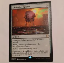 Wizards of the Coast Glistening Sphere ONC Rare Artifact 020/028 English - Image 1