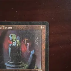 1996 Magic: The Gathering Mirage Cursed Totem Rare - Image 3