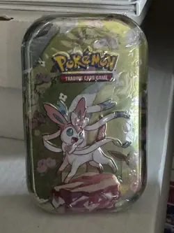 Pokemon Prismatic Evolutions Sylveon Mini Tin Factory Sealed 2 Booster Packs - Image 1