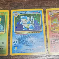 Charizard 4/102, Blastoise 2/102, Venusaur 15/102 Pokemon (Big 3) Holo - Image 3