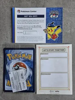 Pokemon x Natural History Museum Promo - Pikachu At The Museum JUMBO Card + Coup - Image 2