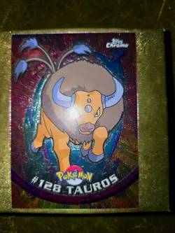 Tauros #128 Topps Pokemon Card holo - Image 1