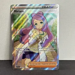 Pokemon TCG Miriam Holo Trainer Full Art #238/198 Near Mint Condition - Image 1