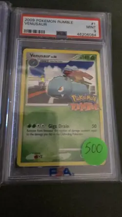 Venusaur - 1/16 - Pokemon Rumble - Holo Stamped - Pokemon TCG 2009 Vintage PSA 9 - Image 1