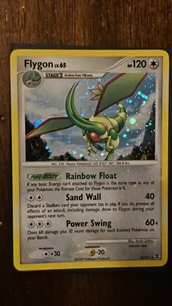 Pokemon TCG Flygon 5/111 Rising Rivals Holo Rare *Holo Bleed* - Image 1