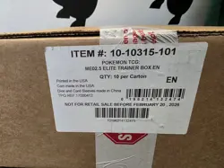 Case (10x) Pokemon Mega Evolutions Ascended Heroes ETB Elite Trainer Box Sealed - Image 2