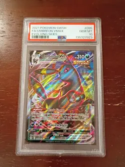 2021 Pokemon SWSH Evolving Skies Umbreon VMAX Full Art 095/203 PSA 10 - Image 1