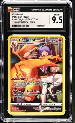 2022 Pokemon Lost Origin Charizard #TG03 CGC 9.5 - Image 1