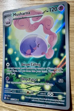 Musharna 117/086 Illustration Rare English Pokemon Black Bolt NM - Image 2