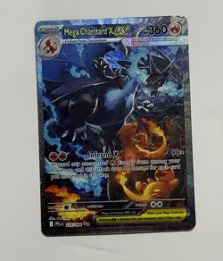 Mega Charizard X ex SIR 125/094 Phantasmal Flames English 2025 Pokemon Ungraded - Image 1