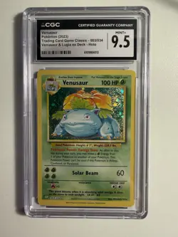2023 POKEMON Venusaur TCG Classic Holo 003/034 CGC GEM 9.5 - Image 1