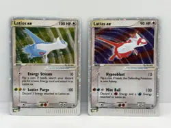 Latios ex 94/97 & Latias ex 93/97 DRAGON HOLO ~ NM 2003 Pokemon W/SWIRLS🌀 - Image 1