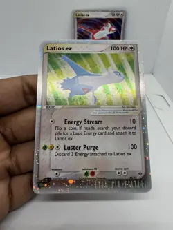 Latios ex 94/97 & Latias ex 93/97 DRAGON HOLO ~ NM 2003 Pokemon W/SWIRLS🌀 - Image 4