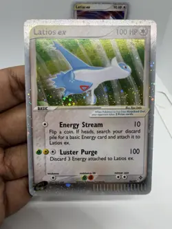 Latios ex 94/97 & Latias ex 93/97 DRAGON HOLO ~ NM 2003 Pokemon W/SWIRLS🌀 - Image 5