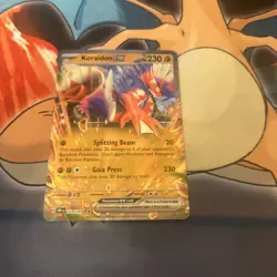 Pokemon TCG Koraidon ex 124/197 Obsidian Flames Holo Near Mint (K) - Image 1