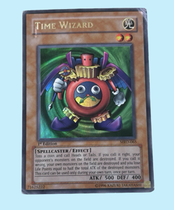 Yu-Gi-Oh! Time Wizard MRD-065 1st Edition Holo Ultra Rare – Heavy Play - Image 1