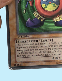 Yu-Gi-Oh! Time Wizard MRD-065 1st Edition Holo Ultra Rare – Heavy Play - Image 3