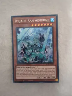BLTR-EN081 Icejade Ran Aegirine Secret Rare 1st Edition YuGiOh - Image 1