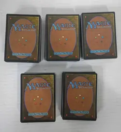 Vintage Magic The Gathering Deckmaster Lot 235 cards white black borders game - Image 2