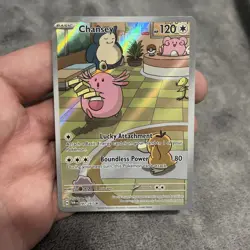 Pokemon TCG Chansey 187/167 Twilight Masquerade Illustration Rare Holo Card - Image 1