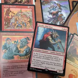 Krenko Mob Boss Red **GOBLINS** Tribal Custom Built COMMANDER DECK MTG 100 Cards - Image 1