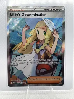 Lillie's Determination 169/132 Secret Rare Mega Evolution Card - Image 1
