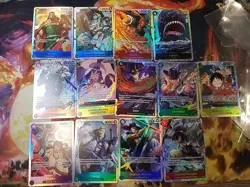 One Piece 13 SR Card Lot: OP13 ENGLISH Premium Booster Vol. 2 Cards - Image 1