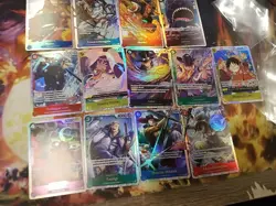 One Piece 13 SR Card Lot: OP13 ENGLISH Premium Booster Vol. 2 Cards - Image 4