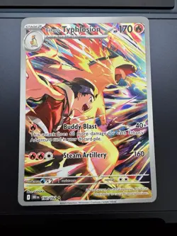 Pokemon TCG Ethan's Typhlosion Destined Rivals Illustration Rare Card 190/182 NM - Image 1