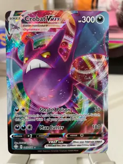 Crobat Vmax 045/072 Shining Fates Ultra Rare Full Art Pokemon Card GREAT - Image 1