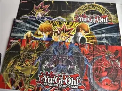 Yu-Gi-Oh Card Game Yugioh Yugi Konami Cardboard Folding Playmat Shonen Jump Lot - Image 1