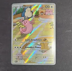 Pokemon TCG Chansey Illustration Twilight Masquerade Card 187/167 NM/M Condition - Image 1