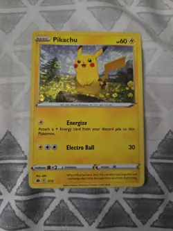 Pokemon TCG Pikachu McDonalds Happy Meal Promo 7/15 2022 Holo Card - Image 1