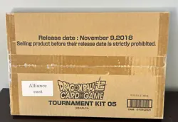 Dragonball Z Super Card Game Tournament Kit 05 2018 Sealed Alliance East - Image 1