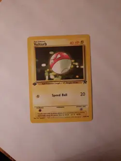 Pokemon Card 1st Edition Voltorb Team Rocket 2000 Vintage Wotc - Image 1