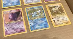 POKEMON Holo Black Star Card Mix Lot x9 - Jungle Fossil Rocket Base - Good / EX - Image 5