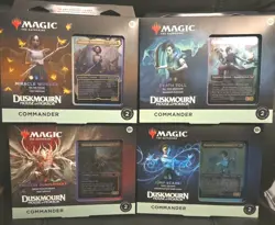 MTG Duskmourn: House of Horror Commander Decks Display (Set of 4) Bundle Set NEW - Image 1