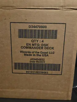 MTG Duskmourn: House of Horror Commander Decks Display (Set of 4) Bundle Set NEW - Image 2