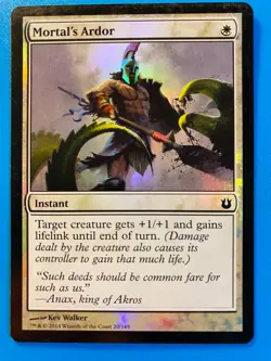 MTG 1x FOIL Mortal's Ardor Born of the Gods Pauper Magic the Gathering x1 NM - Image 1