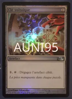 mtg magic 2011 m11 Voltaic Key FOIL FRENCH vf fr Cle voltaique - Image 1