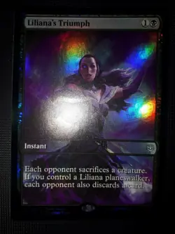 MTG - Liliana's Triumph - War of the Spark - Open House Foil Promo - NM - Image 1