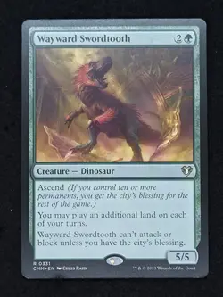 Wayward Swordtooth Commander Masters Regular - Image 1