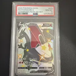 2020 Pokemon SWSH FA/Charizard V Champions Path Secret Rare #79 - 79/73 GM 10 - Image 1