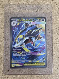 Pokemon Phantasmal Flames 127/94 Mega Sharpedo EX SIR Full Art Illustration Rare - Image 1