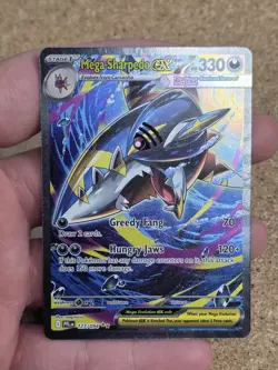 Pokemon Phantasmal Flames 127/94 Mega Sharpedo EX SIR Full Art Illustration Rare - Image 2