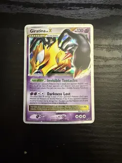 Pokemon Giratina LV.X 124/127 Platinum Holo Ultra Rare Card - Image 1